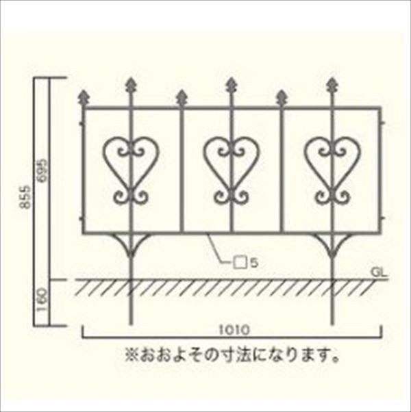 ジャービス商事　花壇フェンス　イージーフェンス1007　32335 