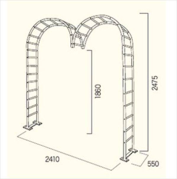ジャービス商事 ガーデンアーチ ガーデンアーチM型 36432 『アーチ・パーゴラ』 