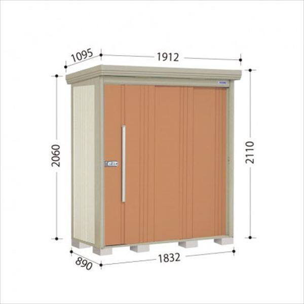 ND-1808 田窪工業所 タクボ物置 ND／ストックマン 棚無し仕様 標準屋根 一般型:多雪型 トロピカルオレンジ