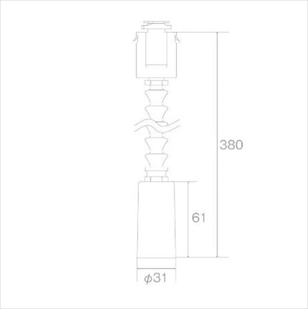 ビートソニック ジブロ アイビー 38cmシリーズ 黒 Z7R1738B ＊電球別売 