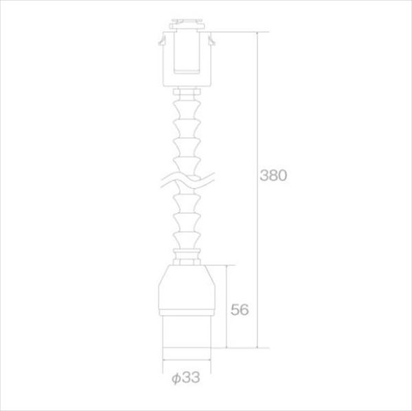 ビートソニック ジブロ アイビー 38cmシリーズ 白 Z8R2638W ＊電球別売 