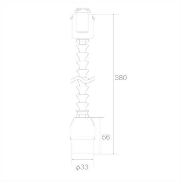 ビートソニック ジブロ アイビー 38cmシリーズ 黒 Z8R2638B ＊電球別売 