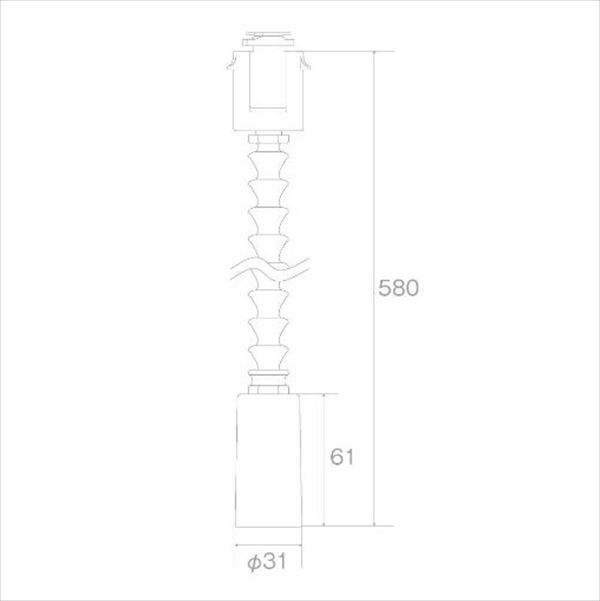 ビートソニック ジブロ アイビー 58cmシリーズ 黒 Z7R1758B ＊電球別売 
