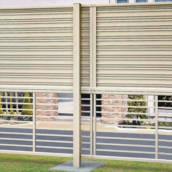 YKK ap 自立建て用2段支柱 T210 耐風圧強度34m/秒相当 インセットデザイン 