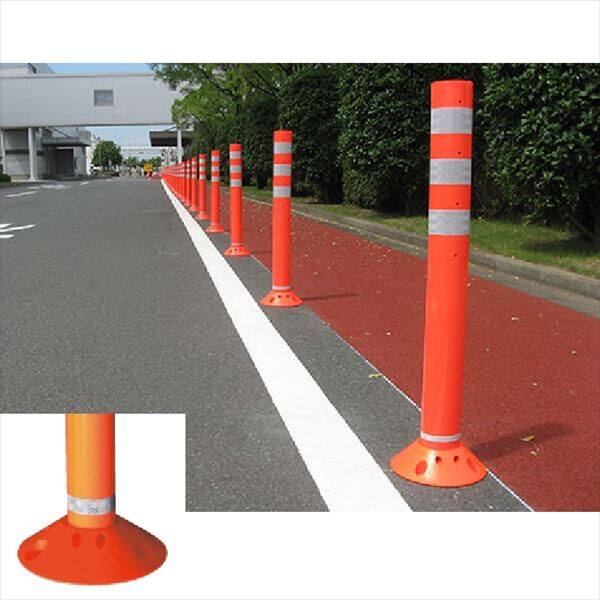 保安道路企画 ラウンドポスト 250台座 接着固定タイプ H=800 RP800-25 『車止め ポール』 