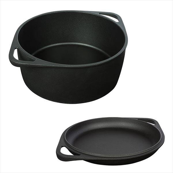 a+ エープラス　薪ストーブ　キャセロール ラウンド　28cm　IDP005026　『クッキングツール』 