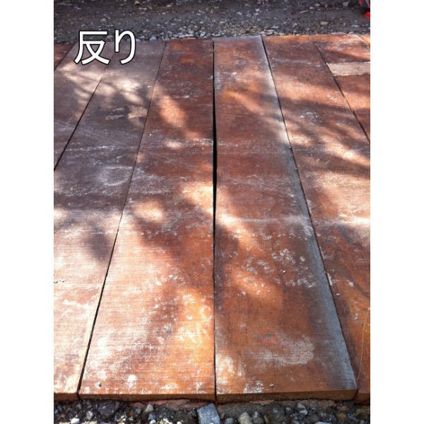 セランガンバツ製ミニ枕木 ラフ材/無塗装品 20本セット 50mm×200mm×2000mm SM-502002000-20 