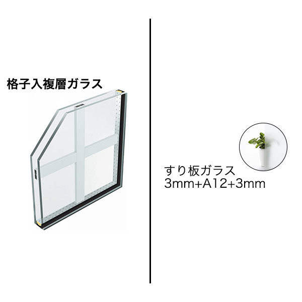 【YKKAP正規ガラス使用】YKK YKKAP マドリモ 内窓 プラマードU 引違い窓(2枚建) 格子入複層ガラス すり板ガラス 4mm+A11+3mm 幅 550mm ～ 1000mm 高さ 1201mm ～ 1400mm『 内窓 二重窓 diy 防音 樹脂窓 樹脂サッシ 』 