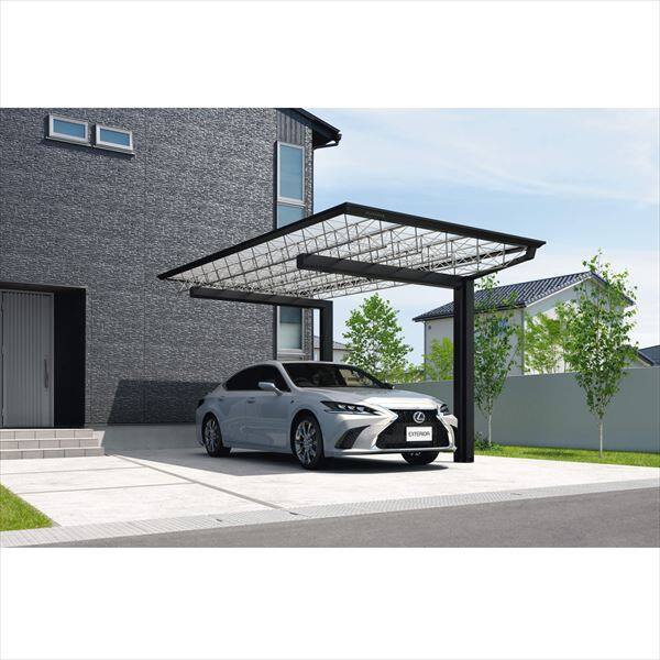 【商品のみ】 三協アルミ M.シェード2 梁置きタイプ 片側支持 5827 H30 ポリカーボネート屋根 カーポート 1台用 積雪20cmまで 耐風圧強度38m/s相当 