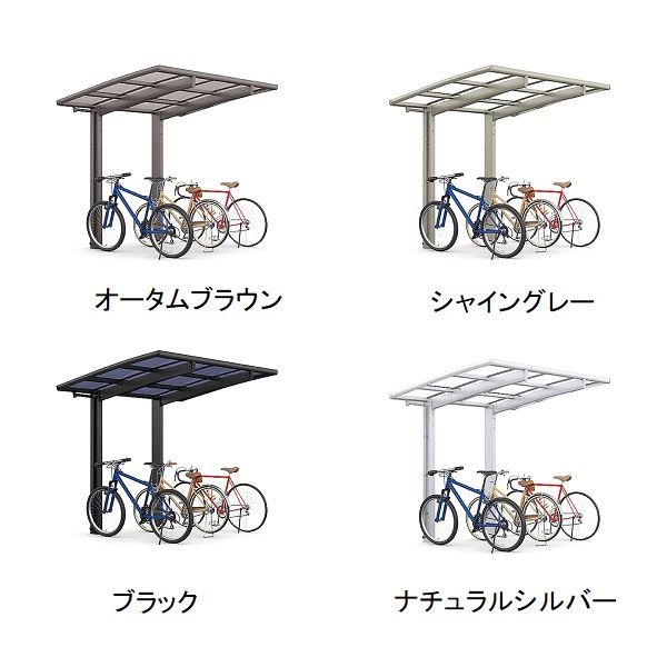 リクシル フーゴR 1500 ミニ 縦2連棟 21-22 ロング柱(H28) 熱線吸収ポリカーボネート屋根材使用 耐風圧強度風速42m/秒相当 耐積雪50cm相当 
