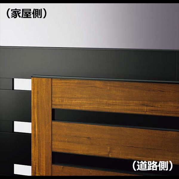 YKKAP ルシアス門扉YS6型 両開き 門柱仕様 10-12 内開き仕様 UME-V-YS6 複合カラー
