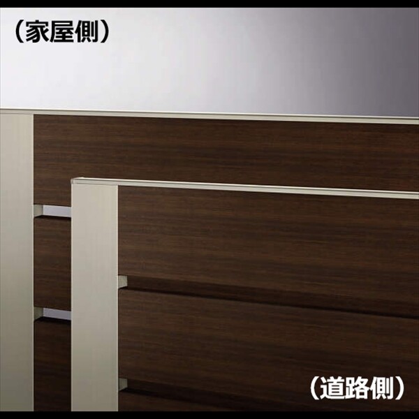 YKKAP ルシアス門扉YS4型 両開き 門柱仕様 10-14 内開き仕様 UME-V-YS4 複合カラー