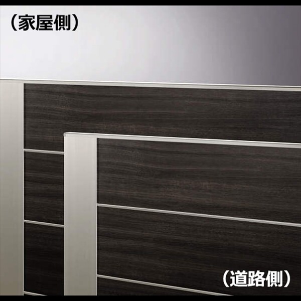 YKKAP ルシアス門扉YM2型 片開き 門柱仕様 07-12 内開き仕様 UME-V-YM2 複合カラー