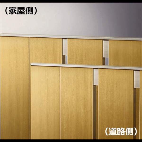 YKKAP ルシアス門扉TS4型 両開き 門柱仕様 08-12 内開き仕様 UME-V-TS4 複合カラー