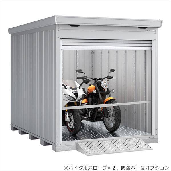 イナバ物置 バイク保管庫 オプション 框(かまち)ドア(ドアクローザー付) 型板強化ガラスタイプ DFG-H(L) 『単品購入価格』 - 4