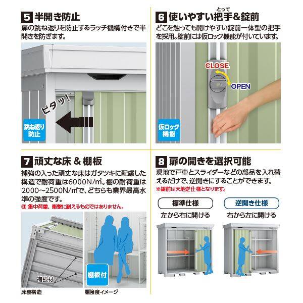 『配送は関東・東海限定』イナバ物置 FS／フォルタ FS-3018S EB 結露軽減材付屋根 スタンダード 豪雪型 EB（エボニーブラウン）