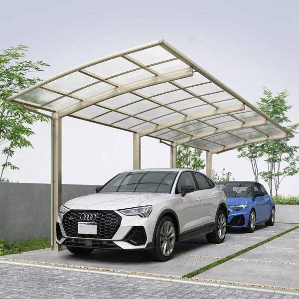 商品のみ】カーポート 2台用 YKKAP YKK アリュースZ 750タイプ 奥行(2)連結