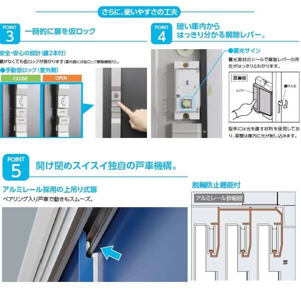 ヨドコウ エスモ／ESF ESF-1005G GM 小型物置 グラファイトメタリック