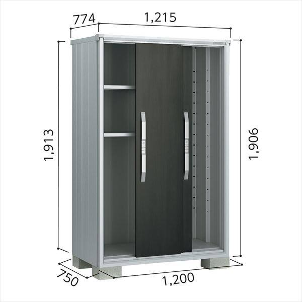 ヨドコウ エスモ／ESF ESF-1207A GM 小型物置 グラファイトメタリック
