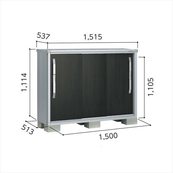 ヨドコウ エスモ／ESF ESF-1505Y GM 小型物置 グラファイトメタリック