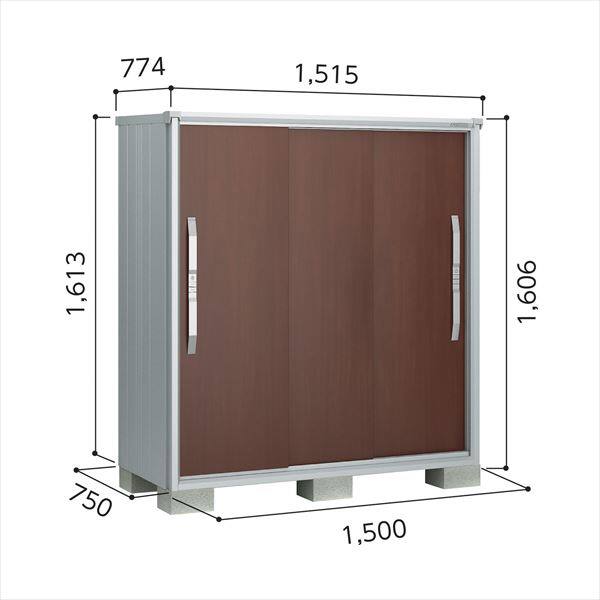 ヨドコウ エスモ／ESF ESF-1507D GM 小型物置 グラファイトメタリック