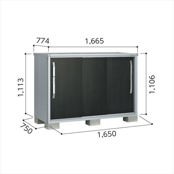 ヨドコウ エスモ／ESF ESF-1607Y GM 小型物置 グラファイトメタリック