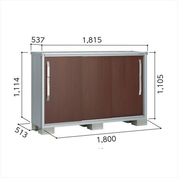 ヨドコウ エスモ／ESF ESF-1805Y GM 小型物置 グラファイトメタリック