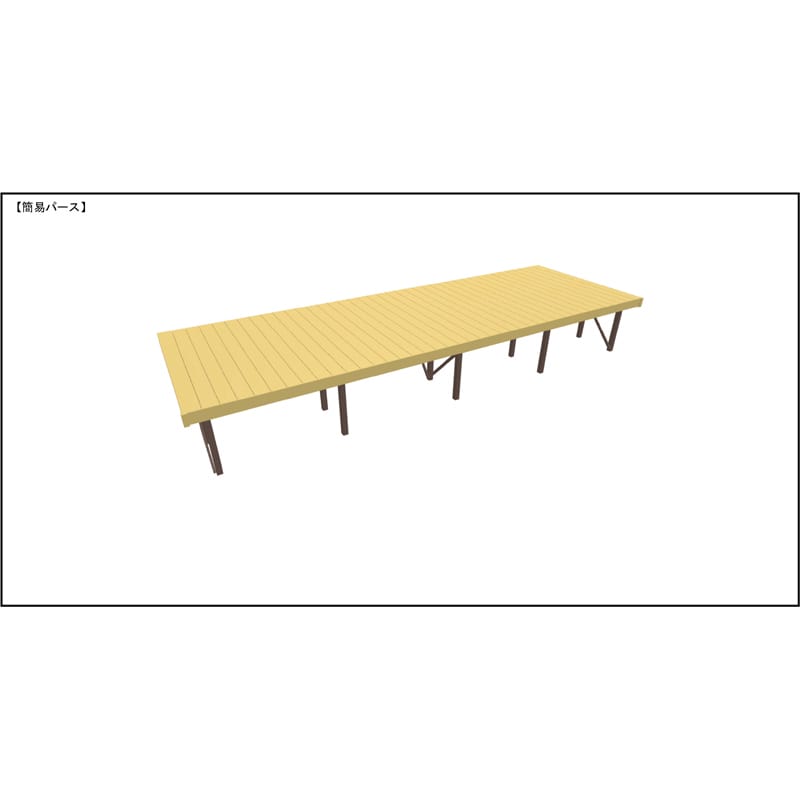 LIXIL リクシル 人工木ウッドデッキ 樹ら楽 プレーンタイプ 4.0間（7250mm） × 8尺（2428mm） 幕板Bセット 束柱Aタイプ（固定） ロング束柱（1000mm） 