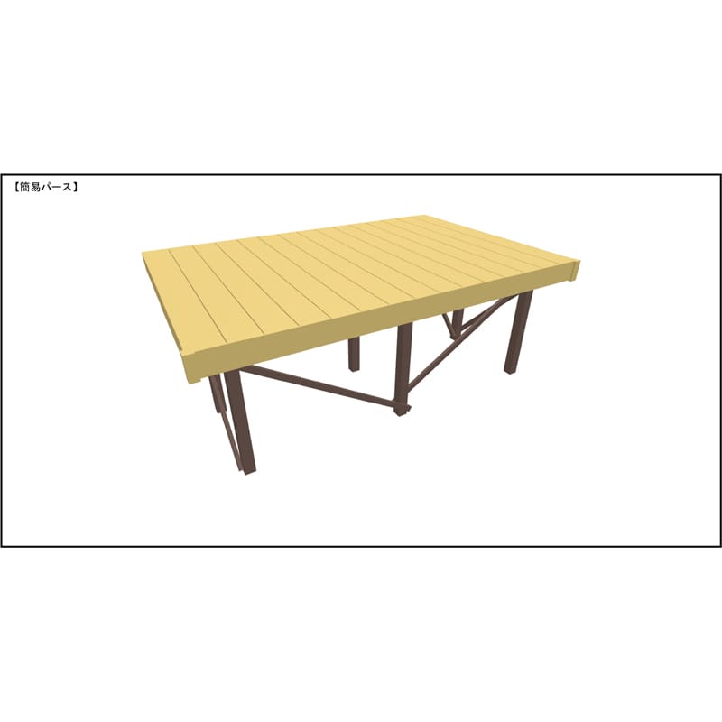 LIXIL リクシル 人工木ウッドデッキ 樹ら楽 プレーンタイプ 1.5間（2750mm） × 6尺（1828mm） 幕板Bセット 束柱Bタイプ（調整） ロング束柱（373～1000mm） 