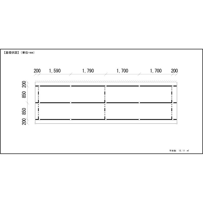LIXIL リクシル 人工木ウッドデッキ 樹ら楽 プレーンタイプ 4.0間（7250mm） × 7尺（2128mm） 幕板Bセット 束柱Bタイプ（調整） ロング束柱（373～1000mm） 