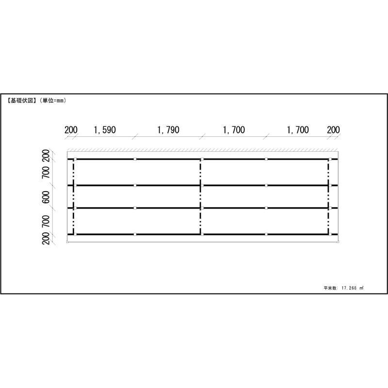 LIXIL リクシル 人工木ウッドデッキ 樹ら楽 プレーンタイプ 4.0間（7250mm） × 8尺（2428mm） 幕板Bセット 束柱Bタイプ（調整） ロング束柱（373～1000mm） 