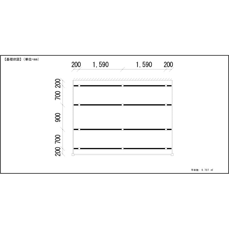 LIXIL リクシル 人工木ウッドデッキ 樹ら楽 プレーンタイプ 2.0間（3650mm） × 9尺（2728mm） 幕板Aセット 束柱Aタイプ（固定） 標準束柱（550mm） 