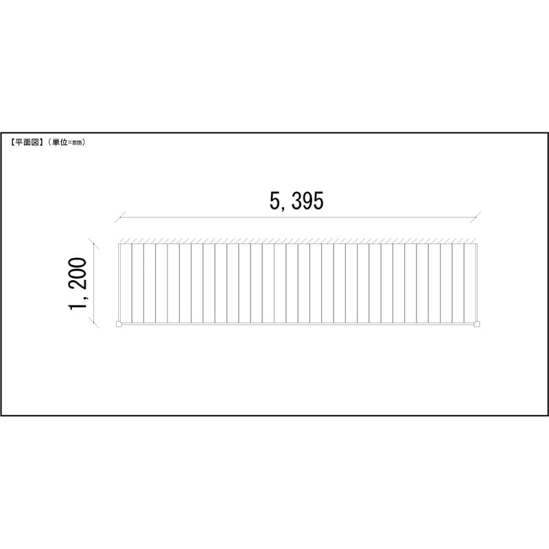 LIXIL リクシル 人工木ウッドデッキ 樹ら楽 プレーンタイプ 3.0間（5450mm） × 4尺（1228mm） 幕板Aセット 束柱Aタイプ（固定） 標準束柱（550mm） 