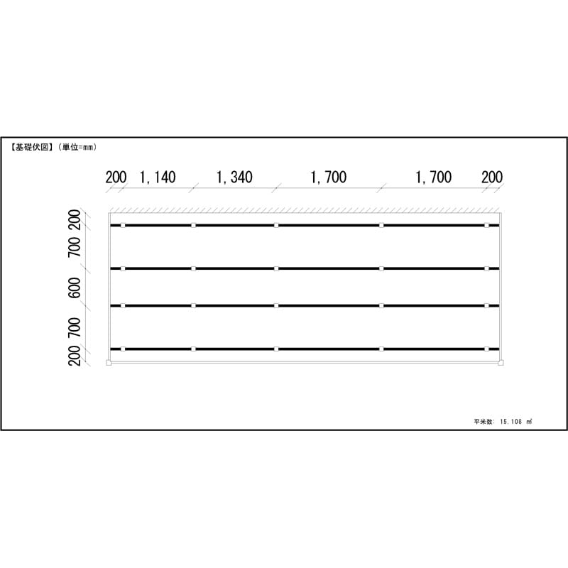 LIXIL リクシル 人工木ウッドデッキ 樹ら楽 プレーンタイプ 3.5間（6350mm） × 8尺（2428mm） 幕板Aセット 束柱Aタイプ（固定） 標準束柱（550mm） 