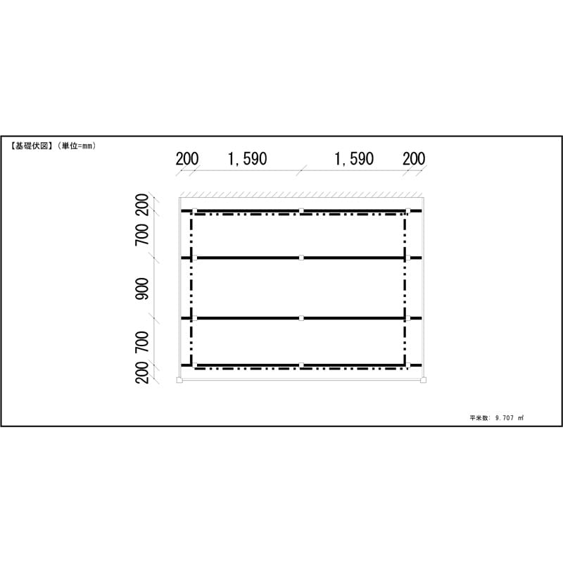 LIXIL リクシル 人工木ウッドデッキ 樹ら楽 プレーンタイプ 2.0間（3650mm） × 9尺（2728mm） 幕板Aセット 束柱Aタイプ（固定） ロング束柱（1000mm） 
