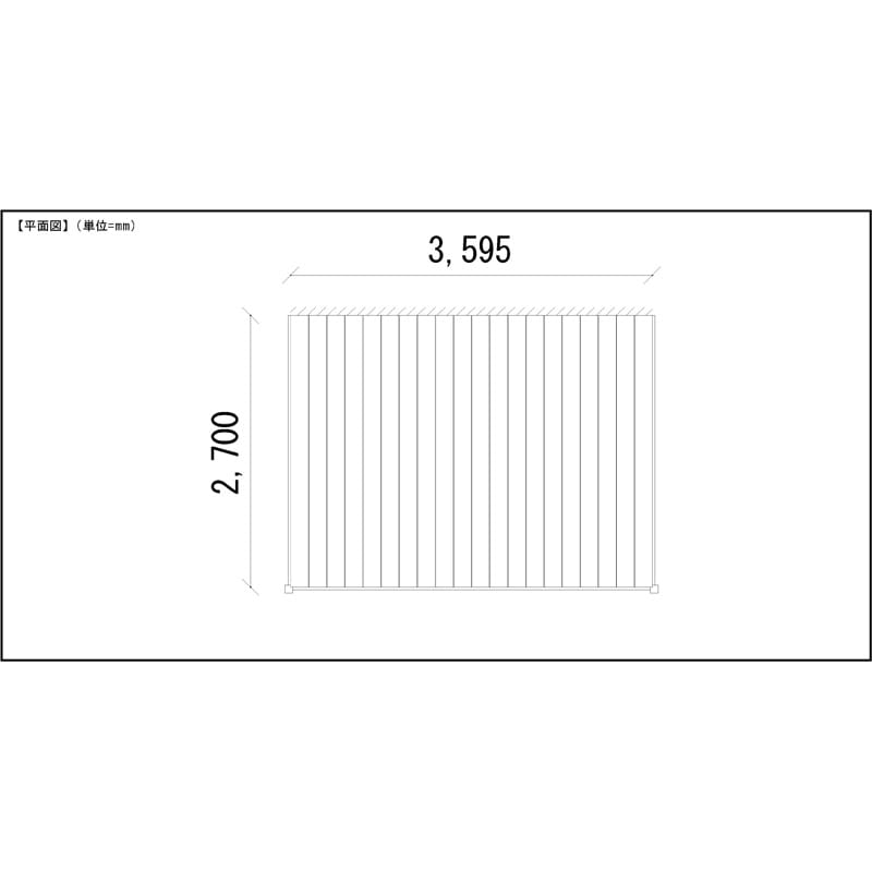 LIXIL リクシル 人工木ウッドデッキ 樹ら楽 プレーンタイプ 2.0間（3650mm） × 9尺（2728mm） 幕板Aセット 束柱Aタイプ（固定） ロング束柱（1000mm） 