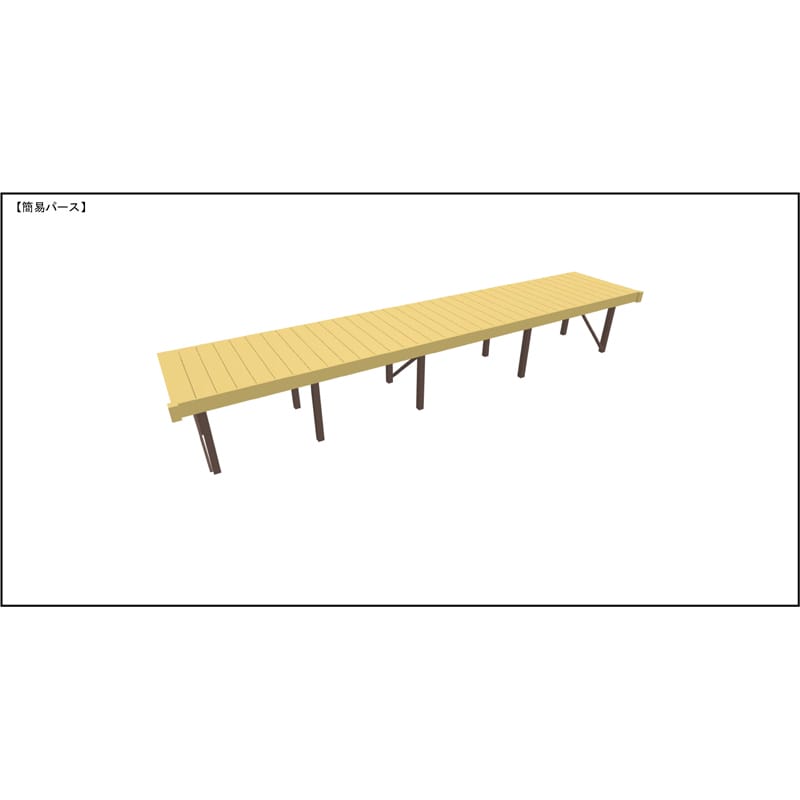 LIXIL リクシル 人工木ウッドデッキ 樹ら楽 プレーンタイプ 3.5間（6350mm） × 4尺（1228mm） 幕板Aセット 束柱Aタイプ（固定） ロング束柱（1000mm） 