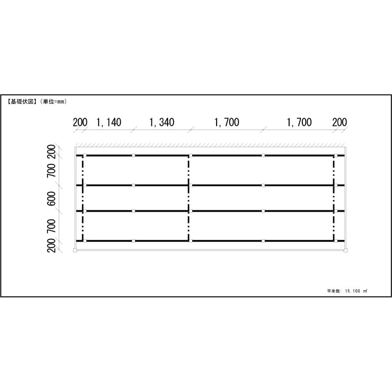 LIXIL リクシル 人工木ウッドデッキ 樹ら楽 プレーンタイプ 3.5間（6350mm） × 8尺（2428mm） 幕板Aセット 束柱Aタイプ（固定） ロング束柱（1000mm） 