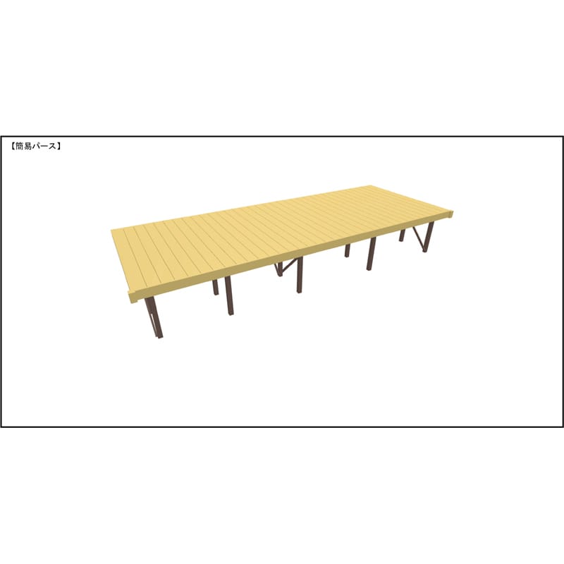 LIXIL リクシル 人工木ウッドデッキ 樹ら楽 プレーンタイプ 3.5間（6350mm） × 8尺（2428mm） 幕板Aセット 束柱Aタイプ（固定） ロング束柱（1000mm） 