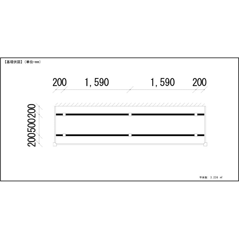 LIXIL リクシル 人工木ウッドデッキ 樹ら楽 プレーンタイプ 2.0間（3650mm） × 3尺（928mm） 幕板Aセット 束柱Bタイプ（調整） 標準束柱（373～550mm） 