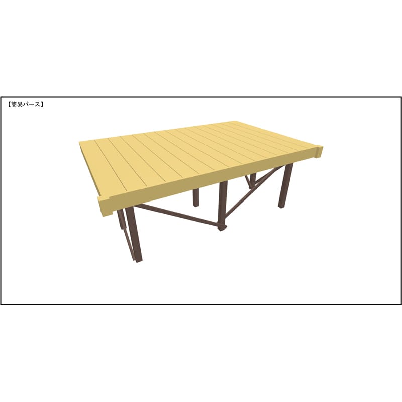 LIXIL リクシル 人工木ウッドデッキ 樹ら楽 プレーンタイプ 1.5間（2750mm） × 6尺（1828mm） 幕板Aセット 束柱Bタイプ（調整） ロング束柱（373～1000mm） 