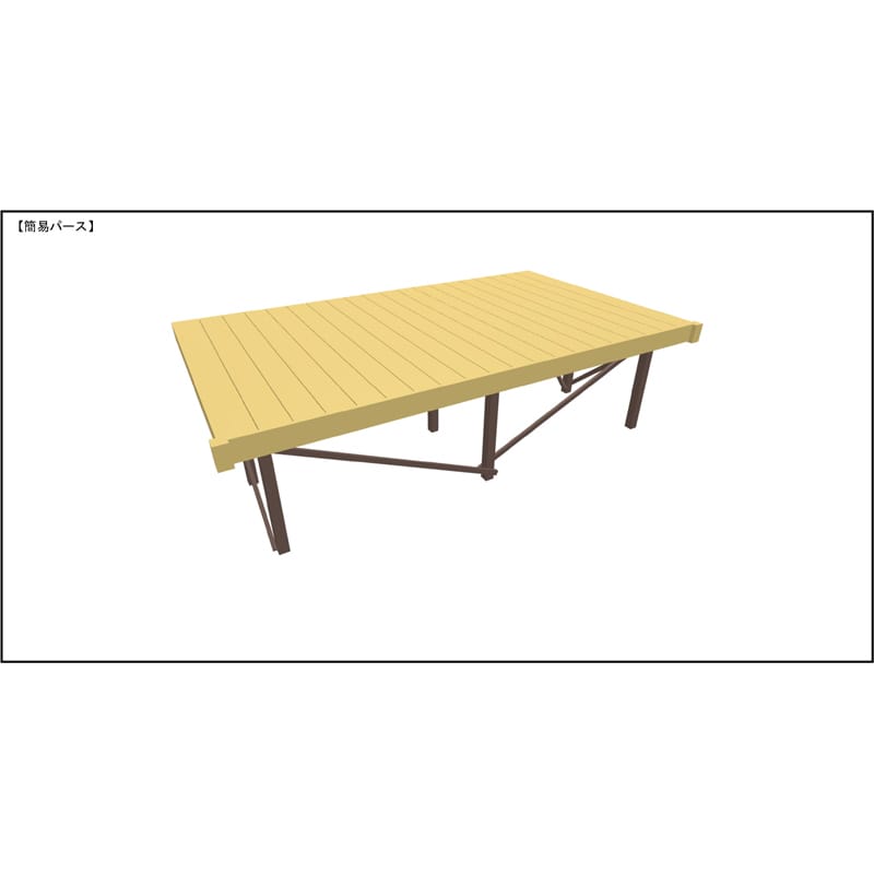 LIXIL リクシル 人工木ウッドデッキ 樹ら楽 プレーンタイプ 2.0間（3650mm） × 7尺（2128mm） 幕板Aセット 束柱Bタイプ（調整） ロング束柱（373～1000mm） 