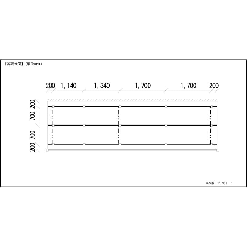 LIXIL リクシル 人工木ウッドデッキ 樹ら楽 プレーンタイプ 3.5間（6350mm） × 6尺（1828mm） 幕板Aセット 束柱Bタイプ（調整） ロング束柱（373～1000mm） 