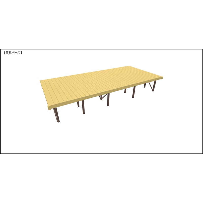 LIXIL リクシル 人工木ウッドデッキ 樹ら楽 プレーンタイプ 3.5間（6350mm） × 10尺（2928mm） 幕板Aセット 束柱Bタイプ（調整） ロング束柱（373～1000mm） 