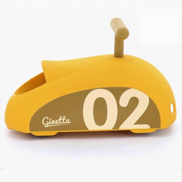 イタルトライク(Italtrike) Ginetta ride on - yellow ジネッタ イエロー 4000GIN996834 対象年齢1～6歳 イエロー