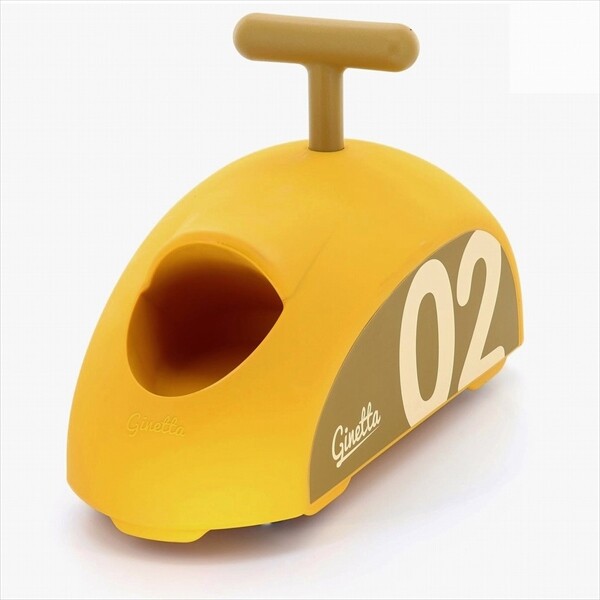 イタルトライク(Italtrike) Ginetta ride on - yellow ジネッタ イエロー 4000GIN996834 対象年齢1～6歳 イエロー