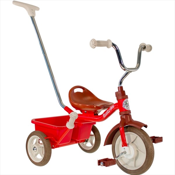 イタルトライク(Italtrike) 10” Passenger tricycle Champion パッセンジャー 三輪車 1041CLA996046 対象年齢2歳～5歳 レッド