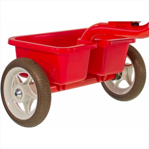 イタルトライク(Italtrike) 10” Transporter tricycle Champion トランスポーター 三輪車 1021TRA996046 対象年齢2歳～5歳 レッド