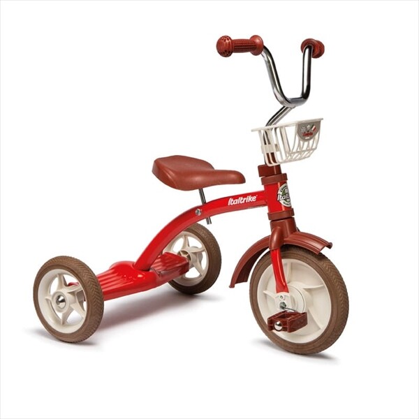 イタルトライク(Italtrike) 10” Super Lucy tricycle Champion スーパー ルーシー 三輪車 7111CLA996046 対象年齢2歳～5歳 レッド