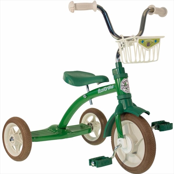 イタルトライク(Italtrike) 10” Super Lucy tricycle Primavera スーパー ルーシー 三輪車 7111CLA996182 対象年齢2歳～5歳 グリーン